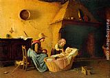 Famous Baby Paintings - Feeding the Baby